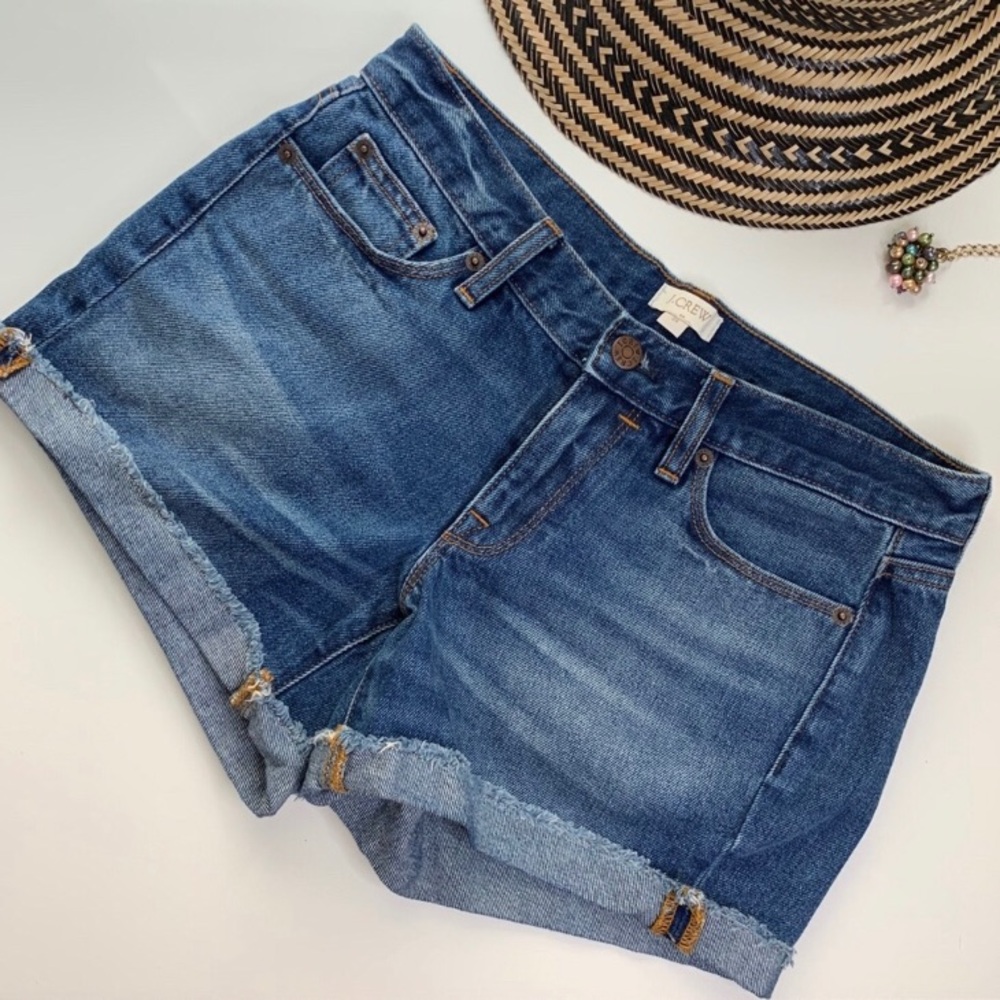 J Crew Denim Shorts Lexi Wash Size 25